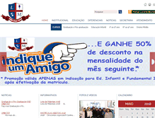 Tablet Screenshot of colegioluceremundi.com.br